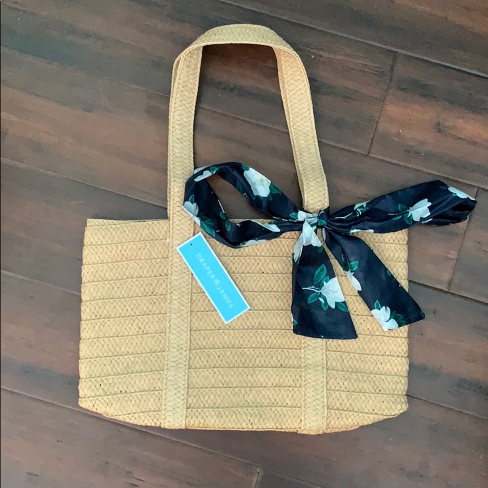 Draper James Straw Handbag